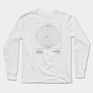 Star Finder Vintage Patent Hand Drawing Long Sleeve T-Shirt